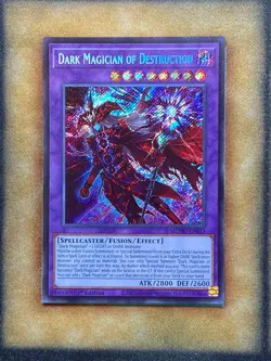 Yugioh Dark Magician of Destruction MZMU-EN011 Secret Rare 1st Ed NM - Image 1