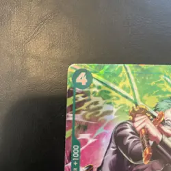 One Piece OP15 Roronoa Zoro OP13-037 TR Foil - Adventure On Kami's Island Eng - Image 2