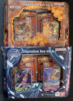 One Piece TCG Illustration Box Vol.5 Vol.6 Bundle English Version Sealed OP13 - Image 1