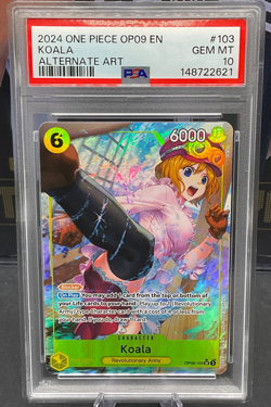 2024 One Piece English OP09-103 Koala Alternate Art PSA 10 GEM MINT - Image 1