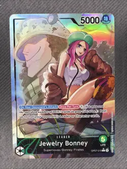 2024 One Piece Jewelry Bonney 500 Years in the Future Leader #OP07-019 Alt Art - Image 1