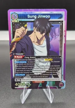 Sung Jinwoo SR UE17BT/SLG-1-021 - Union Arena: Solo Leveling - English NM - Image 1