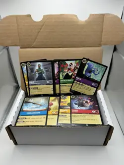 Disney Lorcana Bulk Card Lot of 400 Cards - Rise of The Floodborn - Image 1