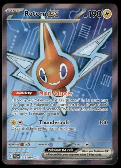 Pokemon Cards Rotom ex 111/094 Phantasmal Flames Ultra Rare NM - Image 1