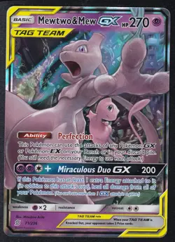 Pokemon TCG Mewtwo and Mew GX Tag Team Card 71/236 Unified Minds - Image 1