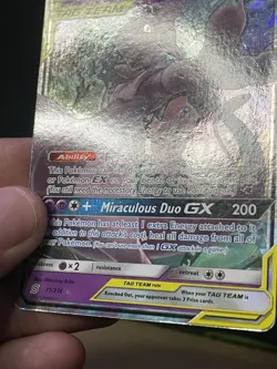 Pokemon TCG Mewtwo and Mew GX Tag Team Card 71/236 Unified Minds - Image 3