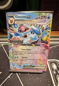 Glaceon ex - (Prismatic Evolutions Stamp) 026/131 Miscellaneous Cards & Products - Image 1