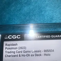 Rapidash 005/034 Trading Card Game Classic Holo - Image 2