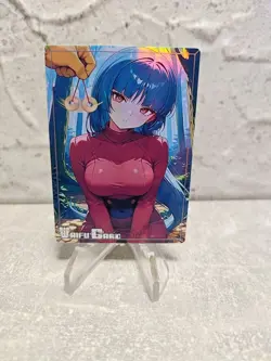 Sabrina Trading Card Waifu Goddess Story Anime Girl holo Karte Manga Art Full - Image 1