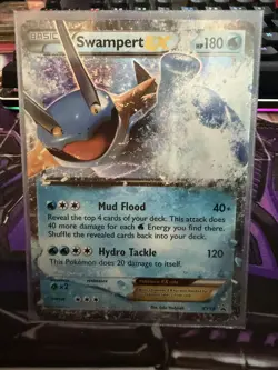 Swampert EX XY55 XY Promo Holo EX Water 180 HP Pokemon TCG English Card - Image 2