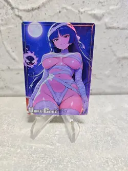 Sabrina Trading Card Waifu Goddess Story Anime Girl holo Karte Manga Art Full - Image 1