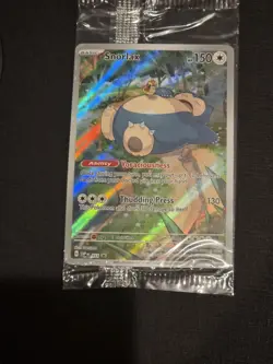 Pokemon Snorlax SVP 051 Black Star Promo Card Scarlet Violet 151 TCG, Sealed - Image 2