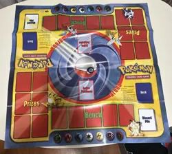 Vintage Original Pokemon Play Mat - Base Set Trading Card Game - Image 1