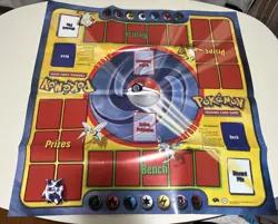 Vintage Original Pokemon Play Mat - Base Set Trading Card Game - Image 2