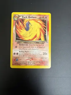 Dark Quilava - 39/105 - Pokemon Neo Destiny Unlimited Rare Card WOTC LP - Image 1