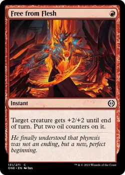NM Foil Free from Flesh, MTG, Phyrexia: One, Magic the Gathering, 131 - Image 1