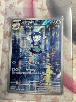 Poliwhirl Pokemon TCG Scarlet & Violet Illustration Rare Card 176/165 - Image 1