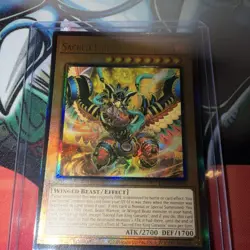 Yu-Gi-Oh! TCG Sacred Fire King Garunix Card RA05-EN031 Ultimate Rare 1st Ed - Image 2