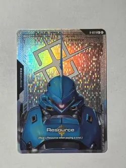 Resource (R-022) (C+) Gundam Card Game Steel Requiem - Image 1