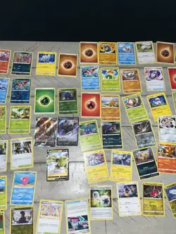 Pokemon TCG 91 Card Lot - Umbreon, Regidrago, Trainer, Energy, Foil & Regular - Image 3