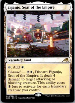 Eiganjo, Seat of the Empire 268 Kamigawa: Neon Dynasty Magic: The Gathering NM - Image 1