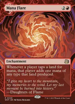 MTG Mana Flare - Foil, Wilds of Eldraine: Enchanting Tales, Near Mint, English - Image 1