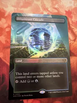 Dreamroot Cascade (Borderless) Secrets of Strixhaven Magic The Gathering Foil - Image 1