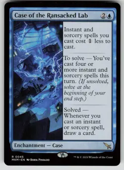 Case of the Ransacked Lab Normal R Murders at Karlov Manor 45 NM - Image 1