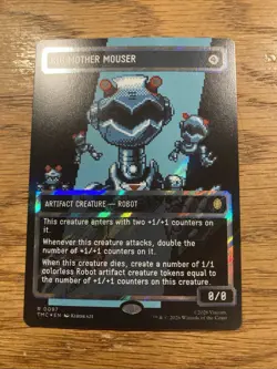 Magic: The Gathering Big Mother Mouser Borderless Surgefoil #97 - Image 1