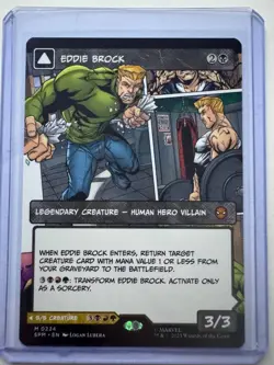 Eddie Brock #0224 (Borderless) Marvel's Spider-Man Non-Foil SPM ENG MTG NM - Image 1