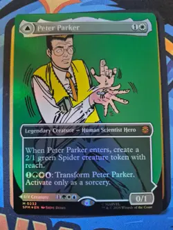 Peter Parker / Amazing Spider-Man M 0233 Borderless Foil | Magic The Gathering - Image 1