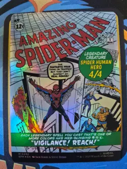 Peter Parker / Amazing Spider-Man M 0233 Borderless Foil | Magic The Gathering - Image 2