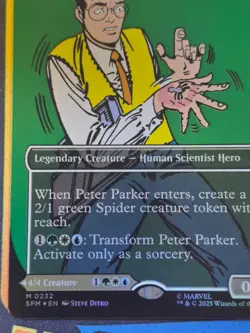 Peter Parker / Amazing Spider-Man M 0233 Borderless Foil | Magic The Gathering - Image 3