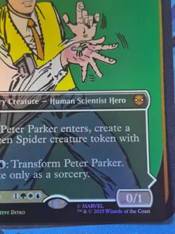 Peter Parker / Amazing Spider-Man M 0233 Borderless Foil | Magic The Gathering - Image 5