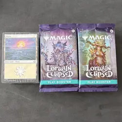 Magic: The Gathering Lorwyn Eclipsed SEALED Play Booster x12 & 90 Lands - Image 1