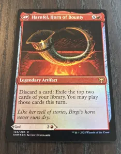 Birgi, God of Storytelling Kaldheim/Harnfel, Horn Of Bounty Foil - Image 2