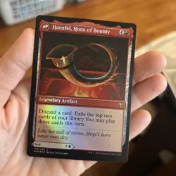 Birgi, God of Storytelling Kaldheim/Harnfel, Horn Of Bounty Foil - Image 3