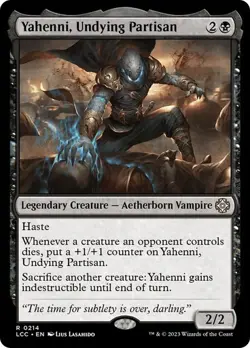 NM Yahenni, Undying Partisan, MTG, LCI Commander, Magic the Gathering, 214 - Image 1