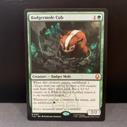 Magic The Gathering Badgermole Cub M0167 TLA ENG Near Mint - Image 1