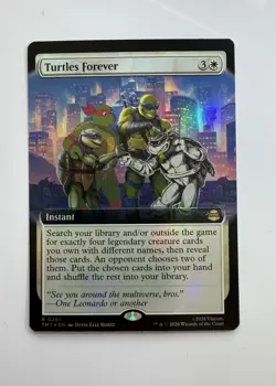 Magic: The Gathering Turtles Forever (Extended Art) Foil R 0261 TMNT - Image 1