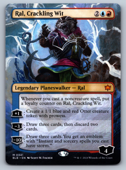 Ral, Crackling Wit Borderless - Bloomburrow - MTG - Image 1