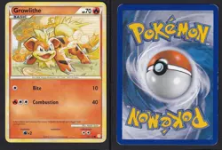 Growlithe 65/123 Common HeartGold & SoulSilver Pokemon LP - Image 3