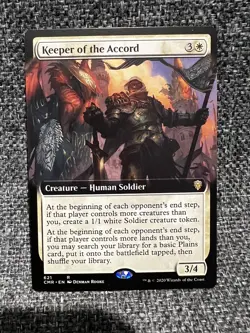 MTG | Keeper of the Accord (Extended Art) [Commander Legends] - Image 1