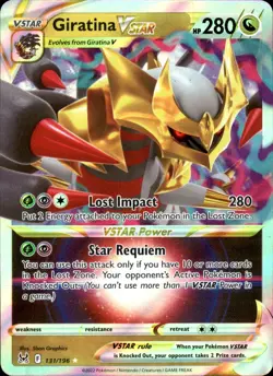 Giratina VSTAR 131/196 Ultra Rare - Pokemon SWSH11: Lost Origin 2022 NM - Image 1