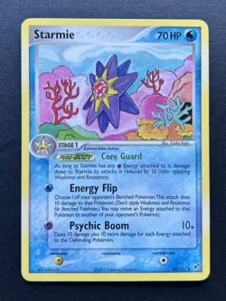 Pokemon TCG Starmie EX Deoxys 48/107 Regular Uncommon LP - Image 1