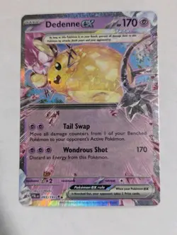 Dedenne ex 093/193 Sv02: Paldea Evolved Holo - Pokemon Card - NM - Image 1