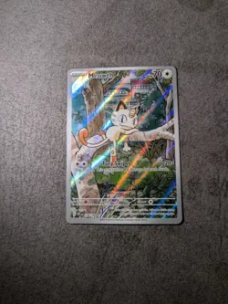 Pokemon TCG Meowth 106/094 Illustration Rare - Phantasmal Flames - Mint NM - Image 1