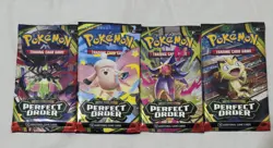 Pokemon TCG: Perfect Order Single Booster Packs x4 (Art Set) - New & Sealed - Image 1