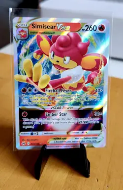 Pokemon TCG Simisear VStar 023/159 Crown Zenith Ultra Rare - Image 1