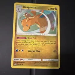 Pokemon Dragonite 119/181 Sun & Moon Team Up Holo Stage 2 160HP English - Image 1
